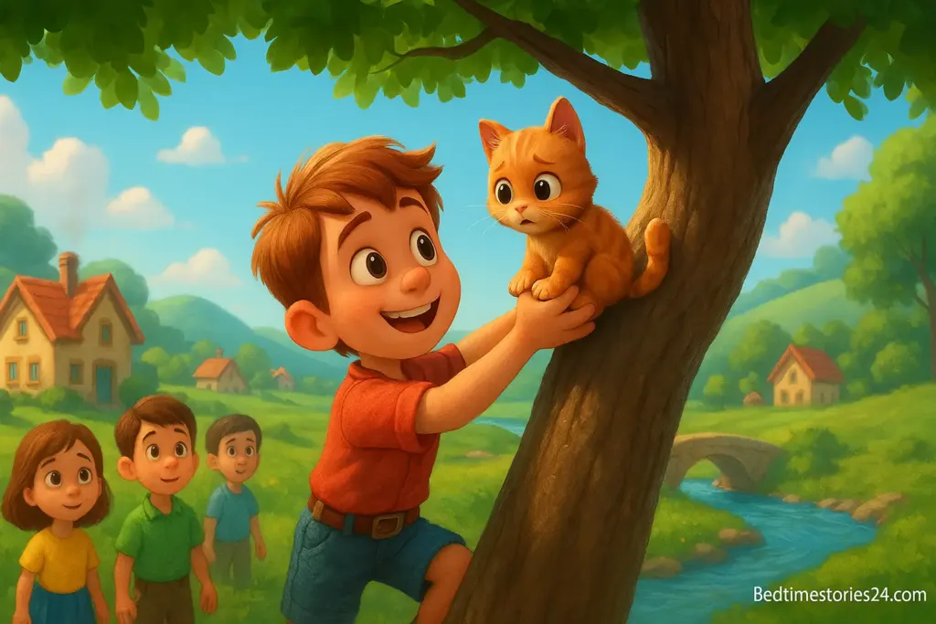 Tommy saves a kitten and learns the value of honesty.